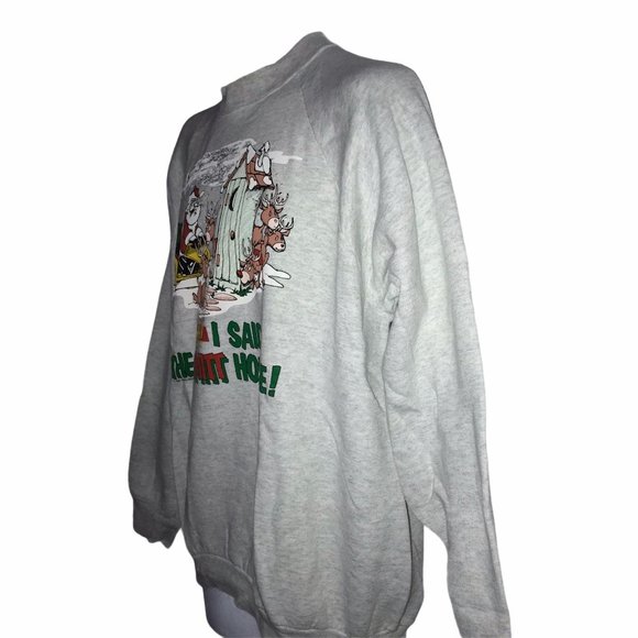 The Wild Side Vintage Christmas Sweatshirt XL - Picture 5 of 8